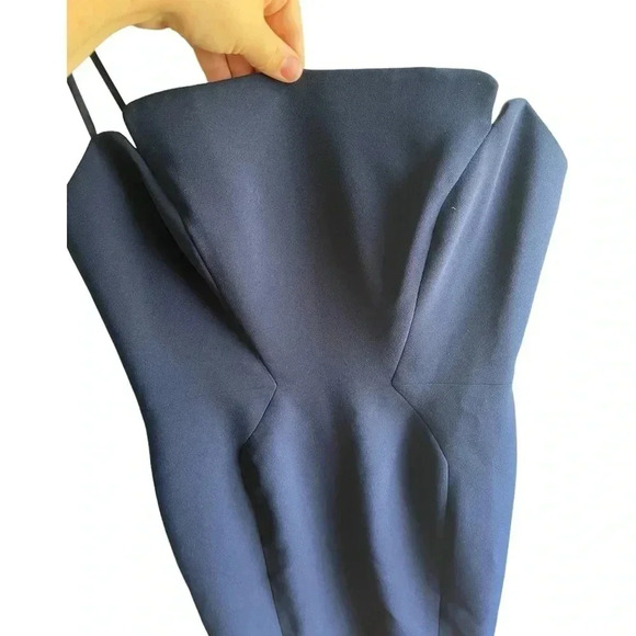 JILL JILL STUART Strapless Navy Classic Modern Bodycon Dress Size 6 - Picture 7 of 10